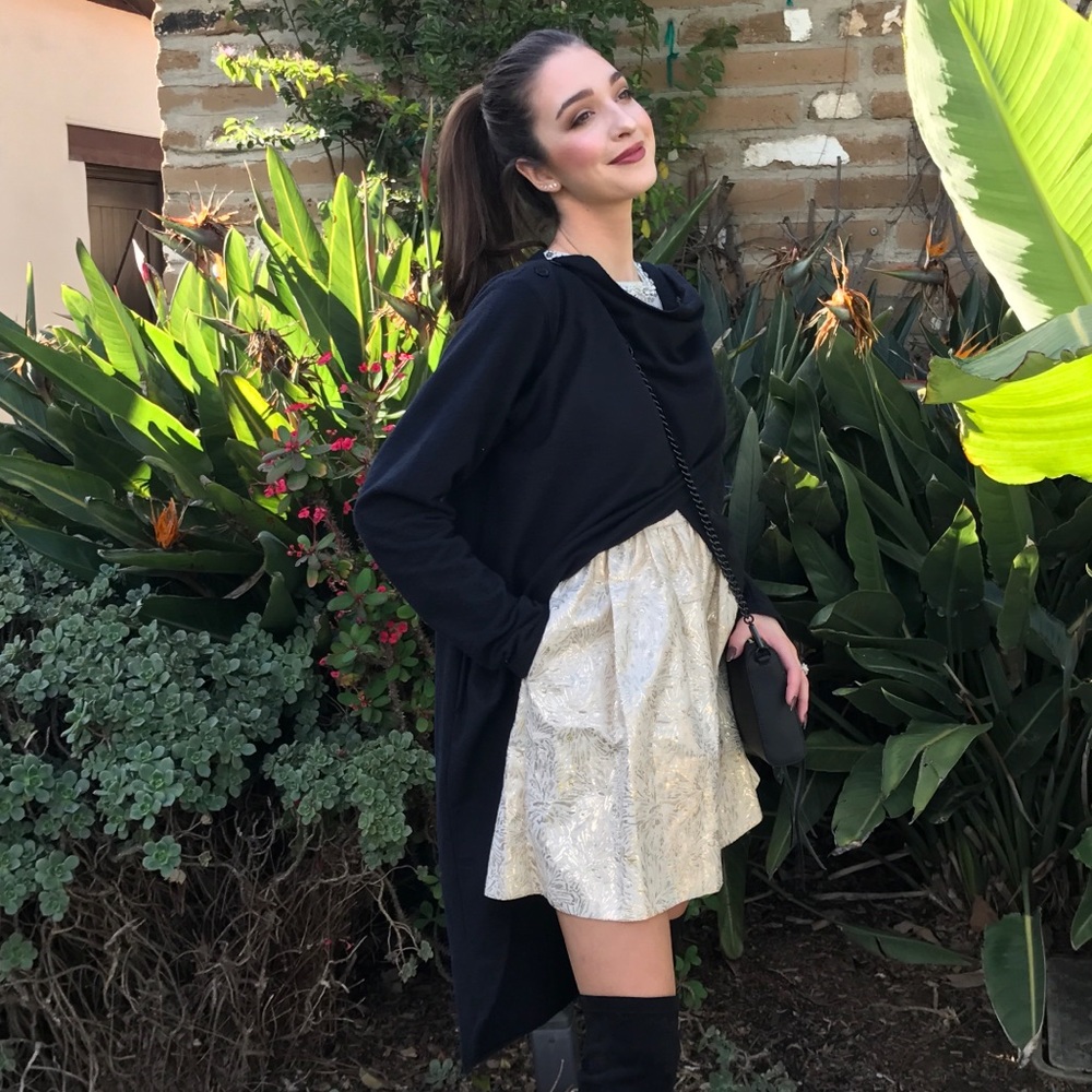 Black Cloak Sweater